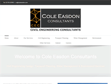 Tablet Screenshot of coleeasdon.com